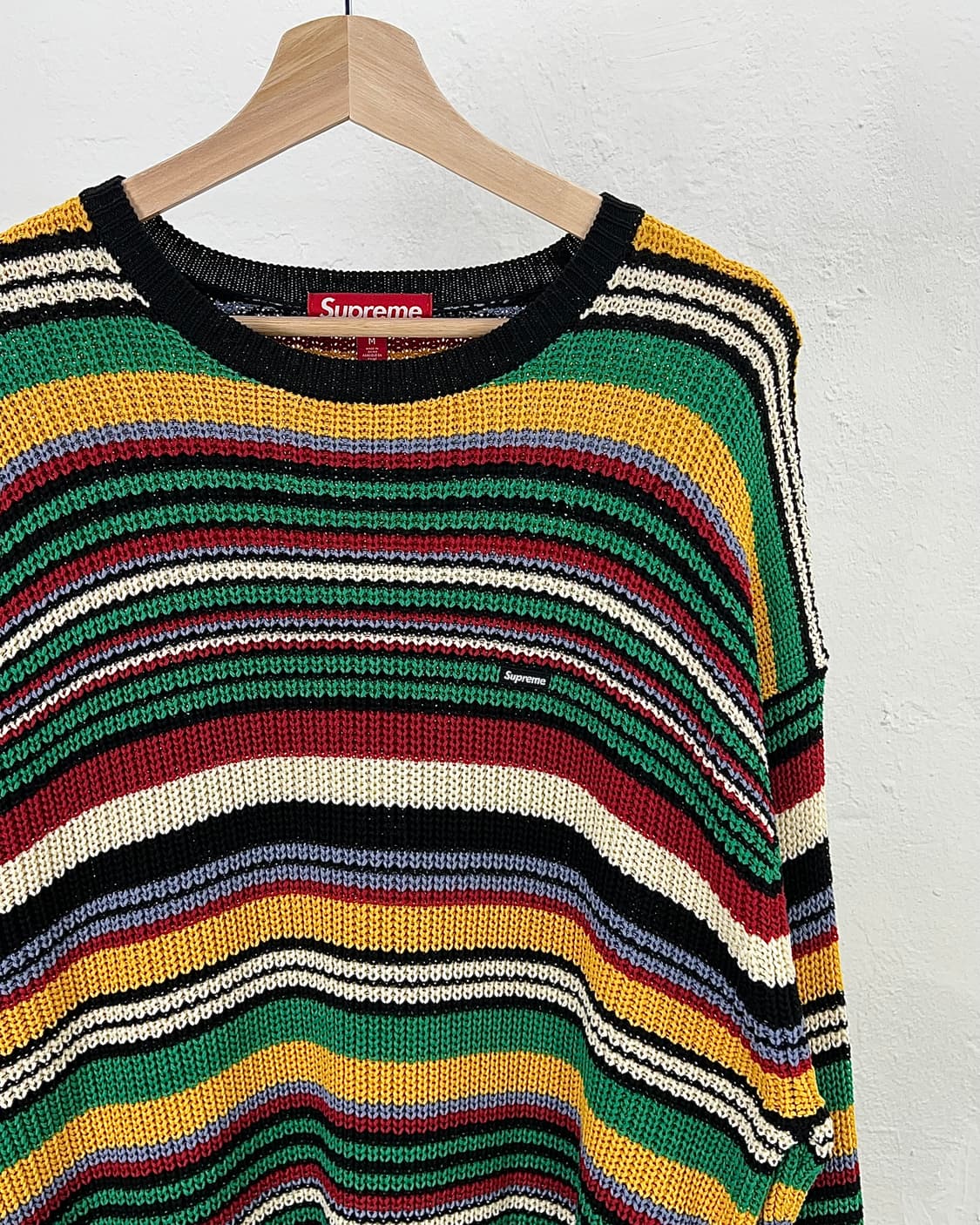 슈프림 23fw 스몰박스 립드 멀티컬러 스웨터 상품이미지3