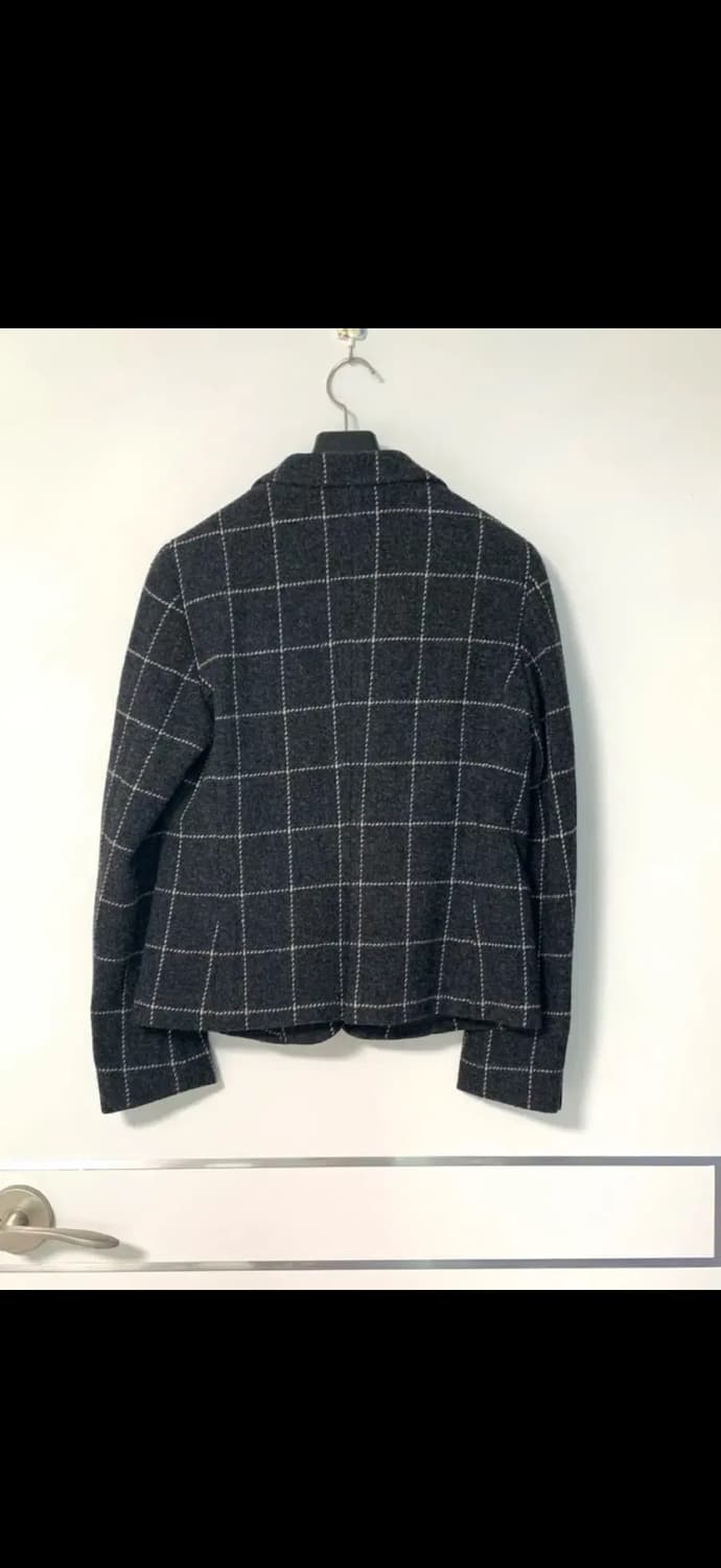 유니클로x이네스 드 라 프레상쥬 체크모직울자켓 상품이미지6