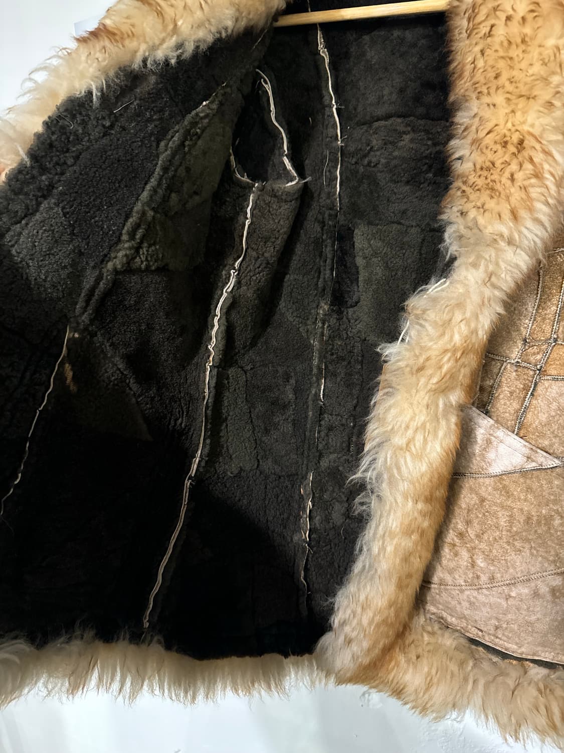 스웨이드 패치 퍼 자켓 상품이미지7