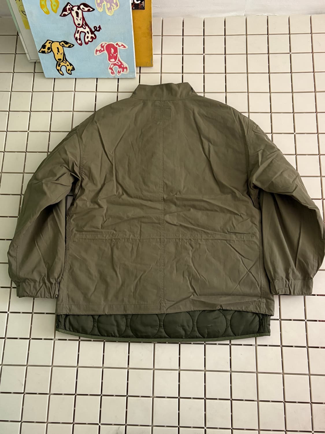 (내피포함) 3-way short coat 쇼트모즈코트 야상 상품이미지9