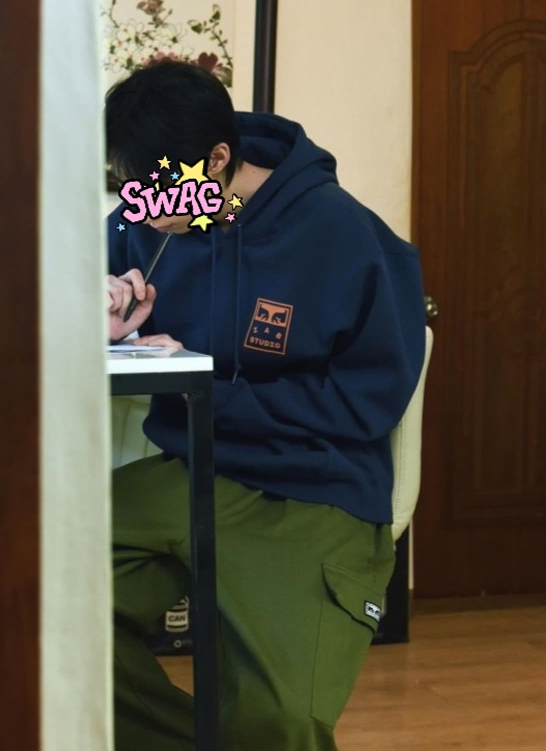 [2XL]아이앱 스튜디오 x 오베이 콜라보 후드 상품이미지4