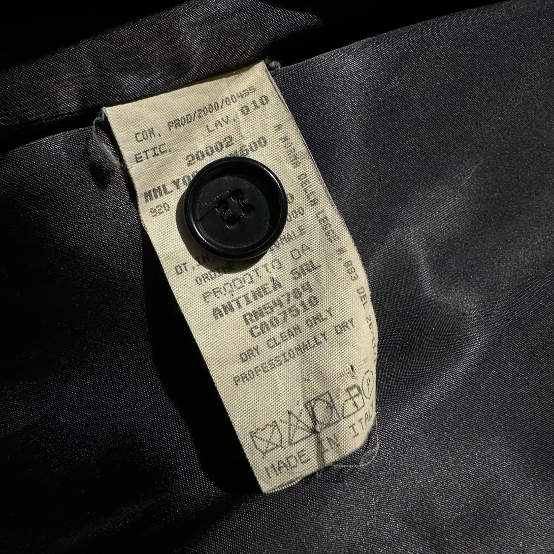 아르마니 꼴레지오니 캐시미어 100% 히든버튼 로브 더블 코트 네이비 상품이미지9