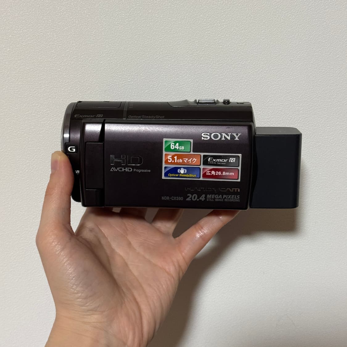 SONY HDR-CX590V 소니캠코더 소니핸디캠 빈티지캠코더 디카 상품이미지2