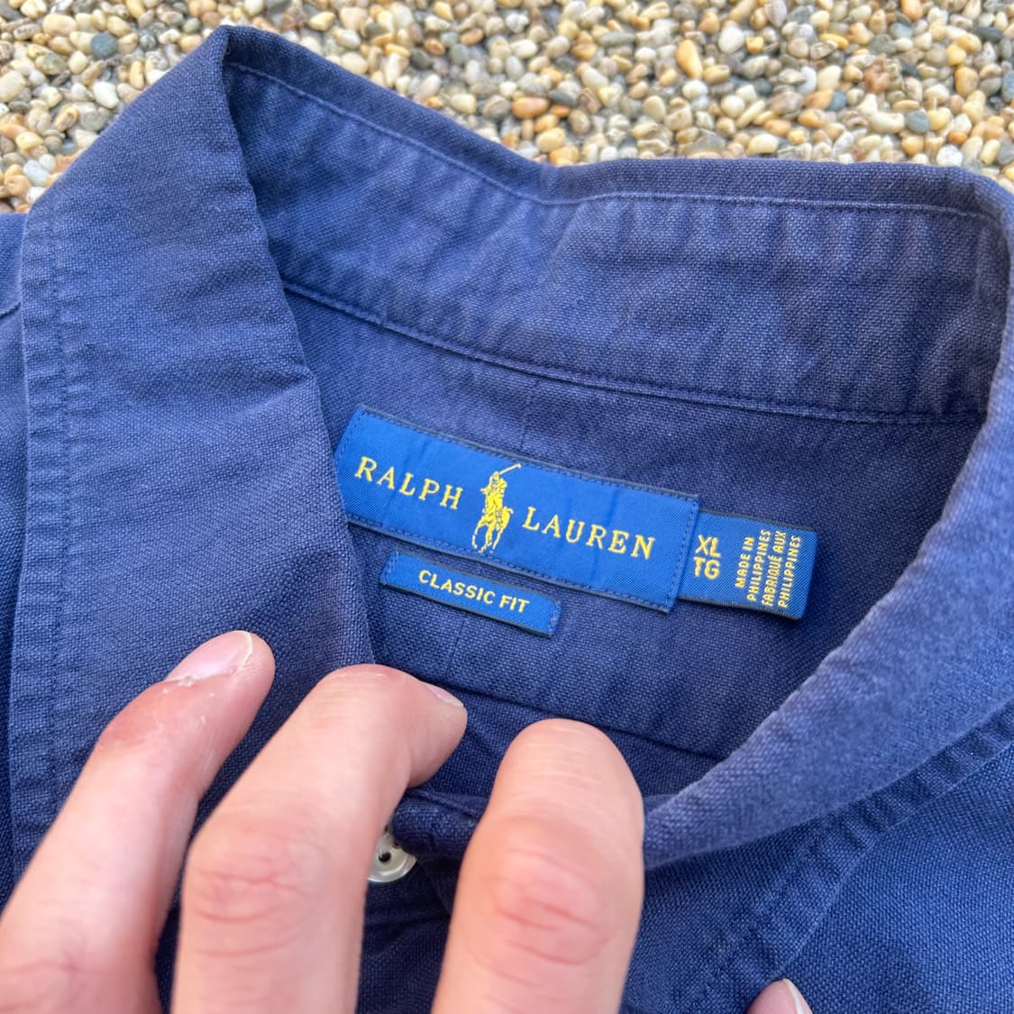 폴로 (POLO RalphLauren)네이비 옥스퍼드 셔츠 상품이미지3