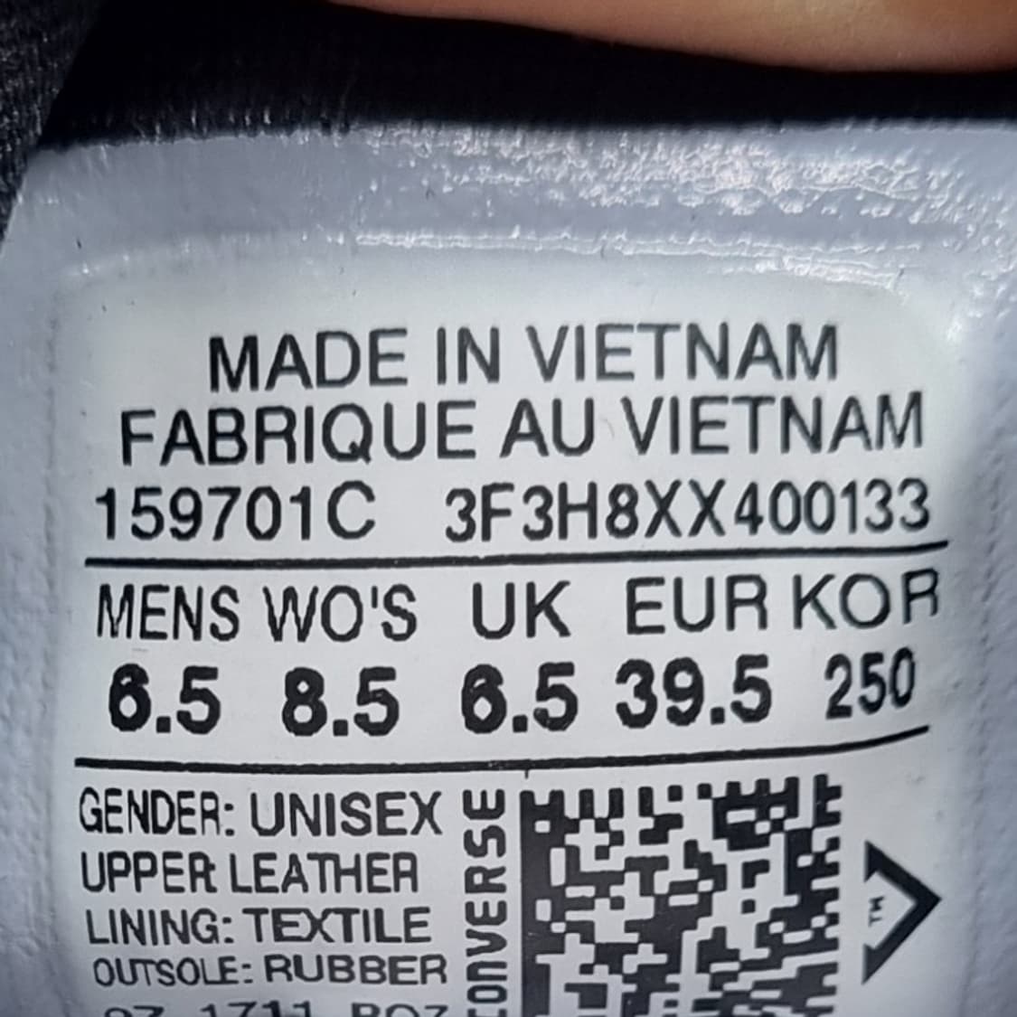 컨버스 원스타 네더 블랙. 스니커즈250 상품이미지6