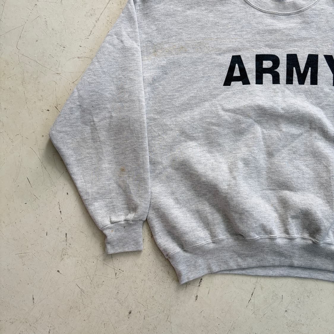 US ARMY OG 빈티지 스웻셔츠 2XL 상품이미지3