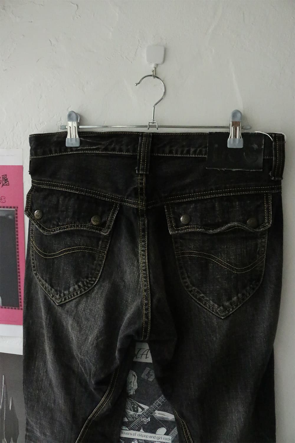 Lee 블랙 부츠컷 데님 팬츠  상품이미지6