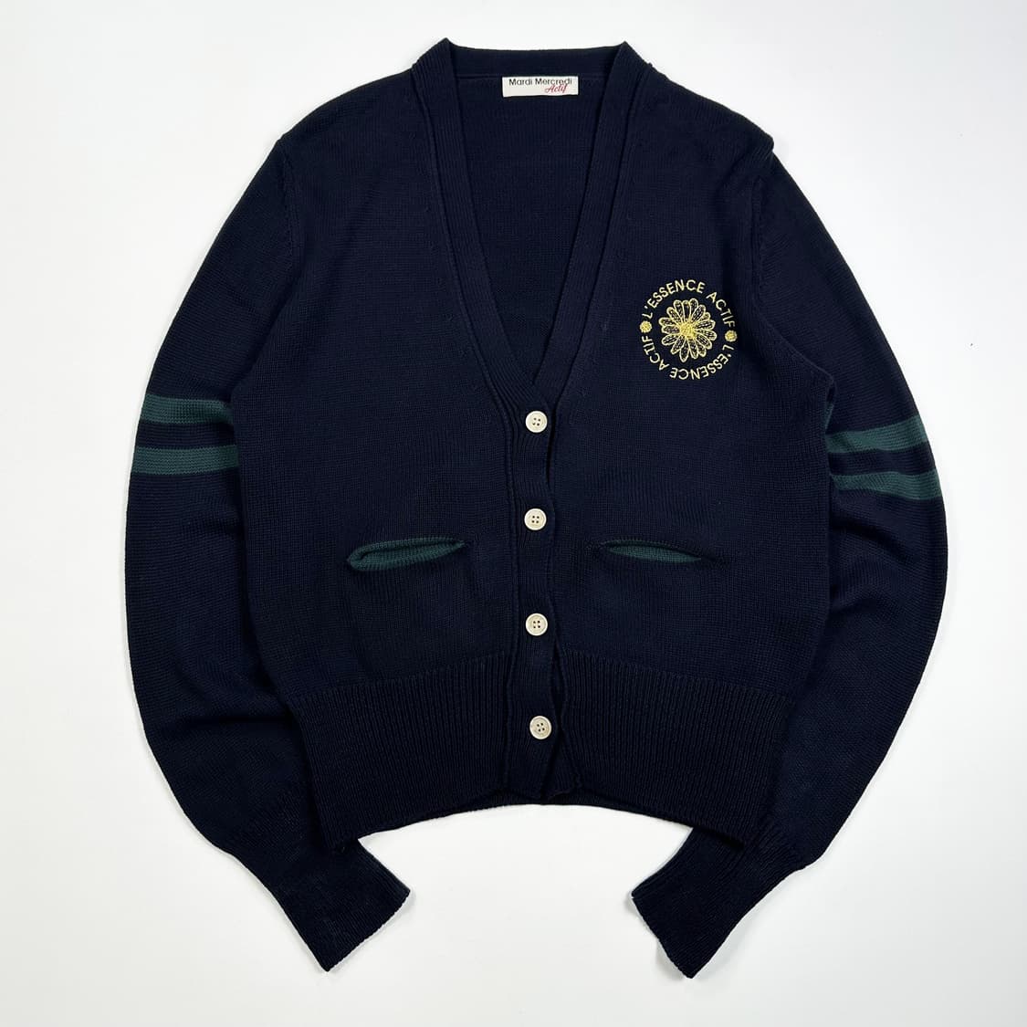 마르디 메크르디 플라워 네이비 가디건 (M 여성추천) 상품이미지2