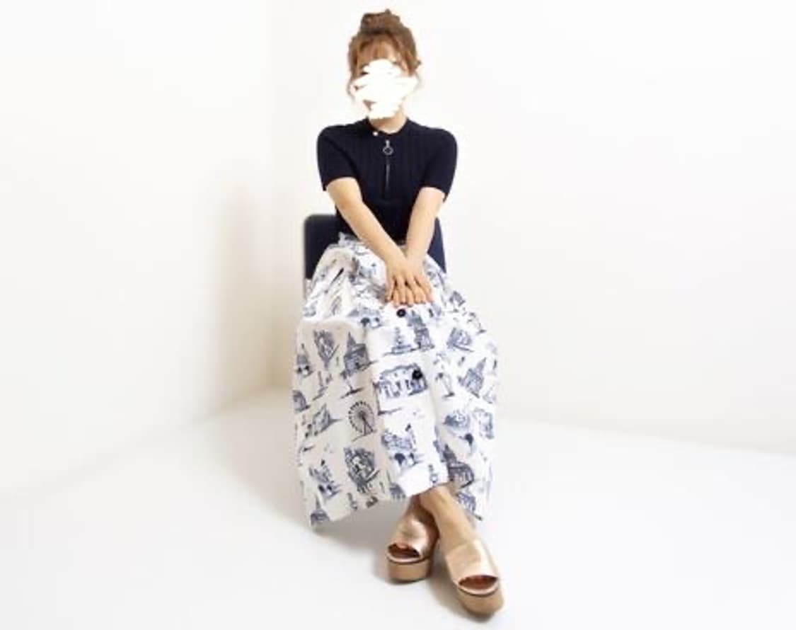 마쥬 스커트 미드 롱 치마 상품이미지2