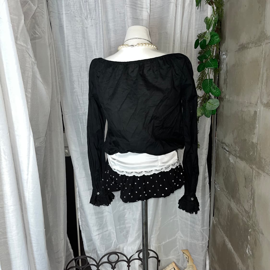 고스펑크 레이스슬리브 상품이미지3