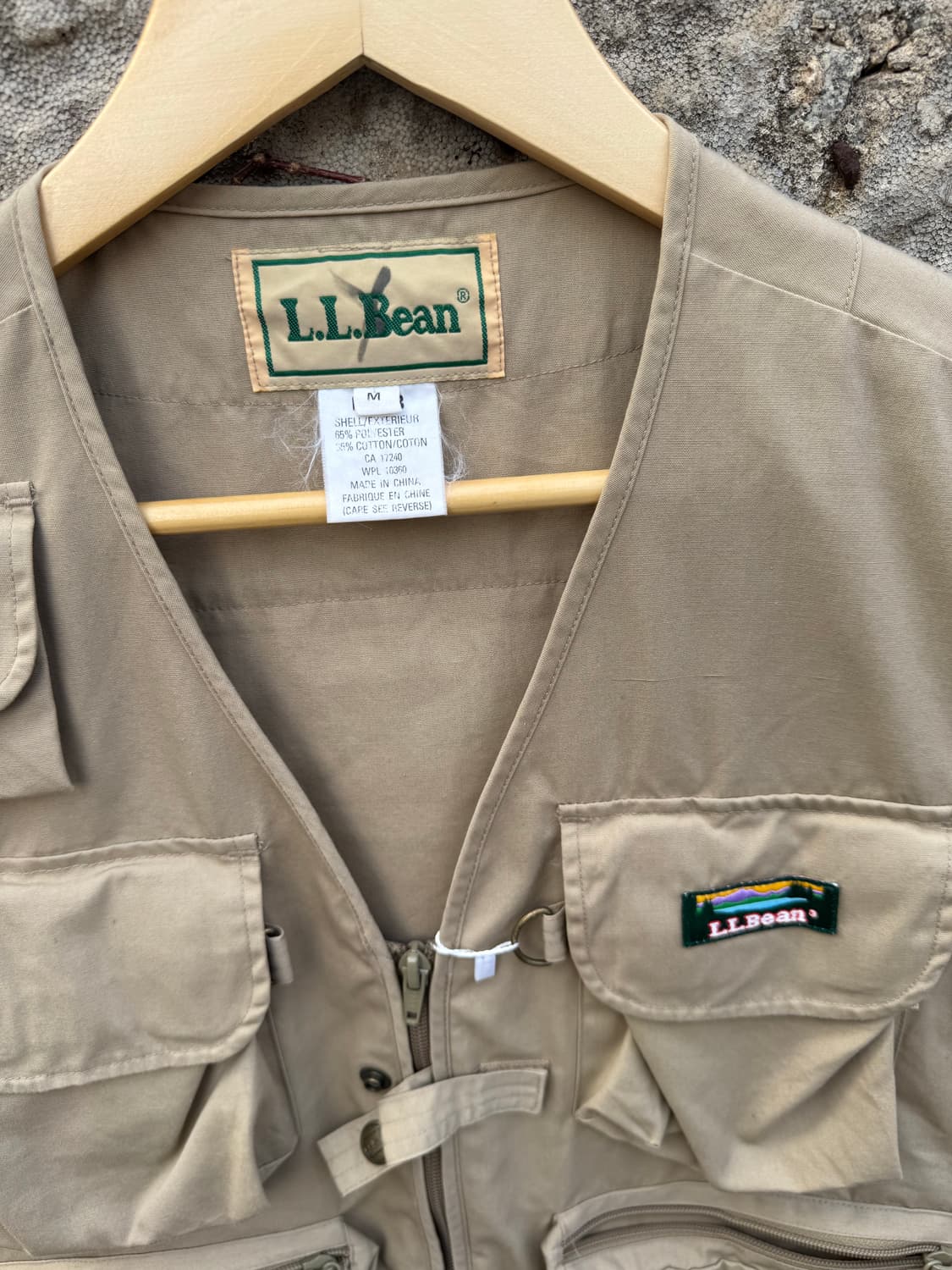 엘엘빈 빈티지 헌팅 피싱 베스트 베이지 m 상품이미지5