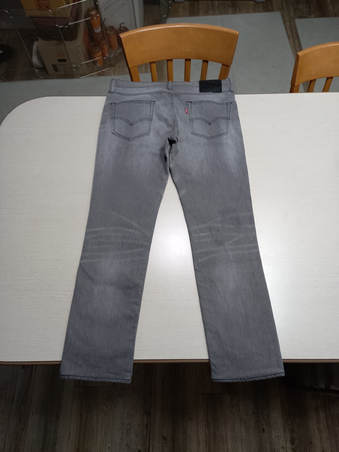 34 리바이스511 약기모 워싱 스판 슬림일자진 그레이 34-569 상품이미지2