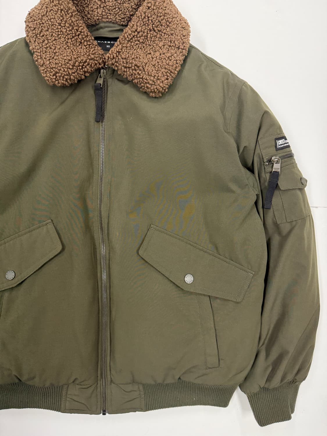 CHASECULT 양털 카라 패딩 블루종 상품이미지3