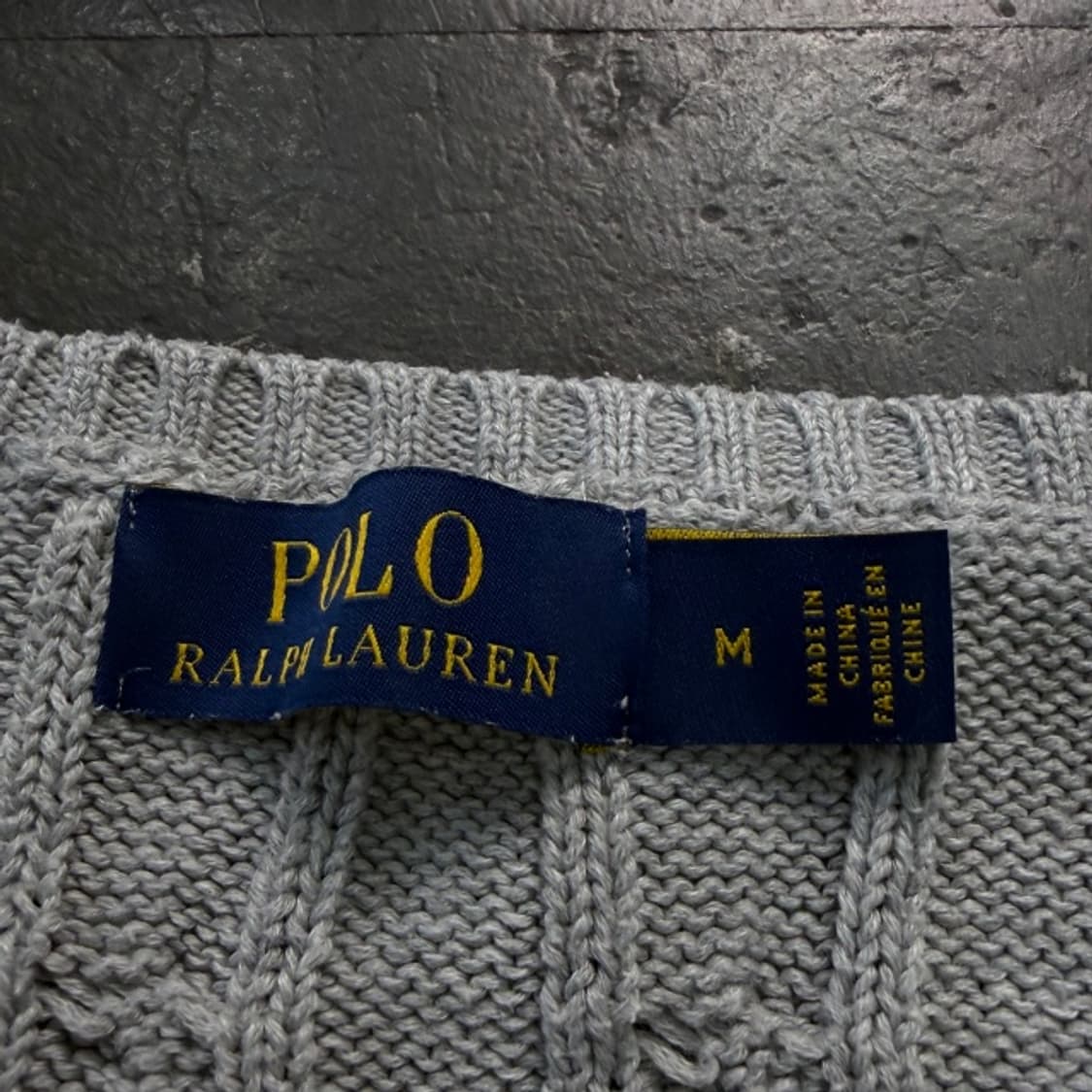 95 폴로 브이넥 꽈배기 니트 상품이미지3