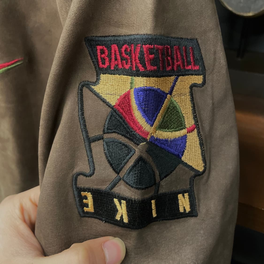 90s 나이키 삼나스포츠 20주년 리스펙트 더 게임 소가죽 자켓 N153 상품이미지9