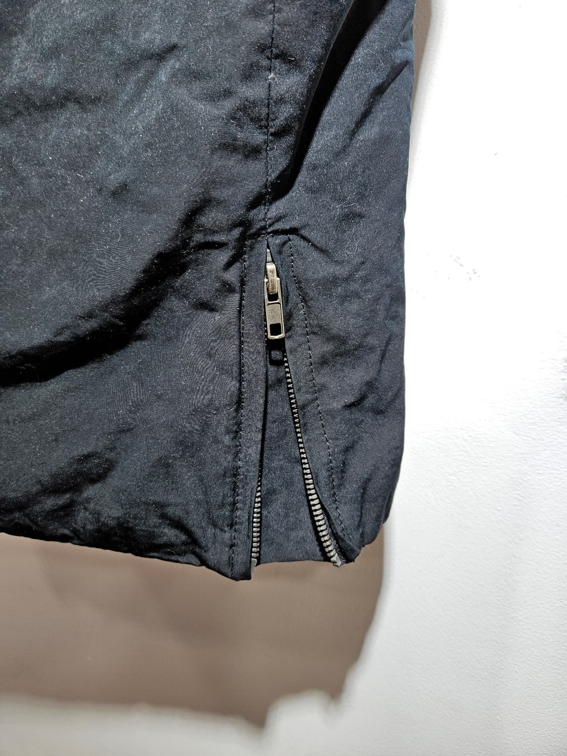 블랙 후드 오리털 조끼 M 상품이미지9