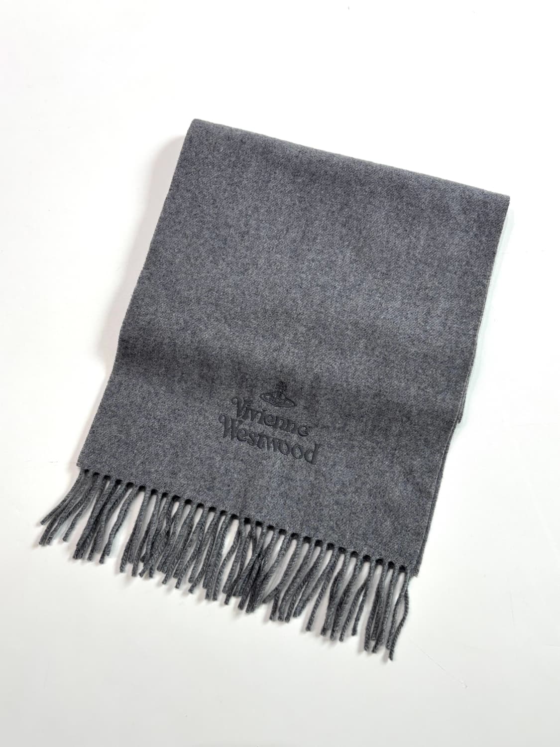 Vivienne Westwood 비비안웨스트우드 그레이 머플러 상품이미지1