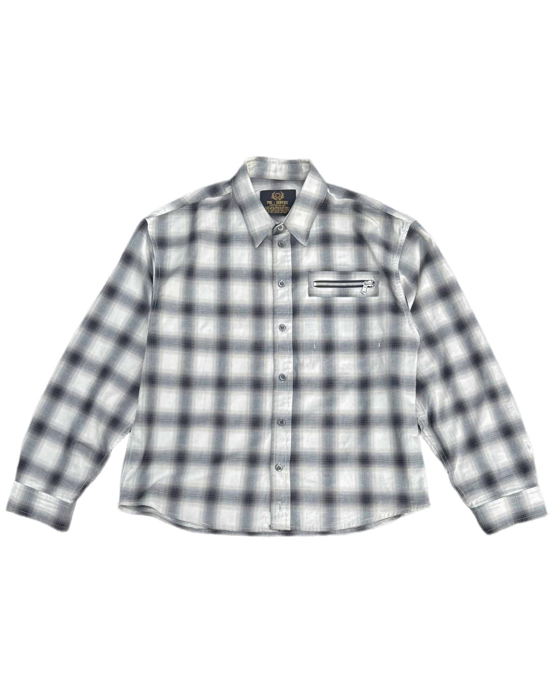 포그서비스 밀리터리 재팬 코튼 체크 ma-1 셔츠 2 상품이미지3