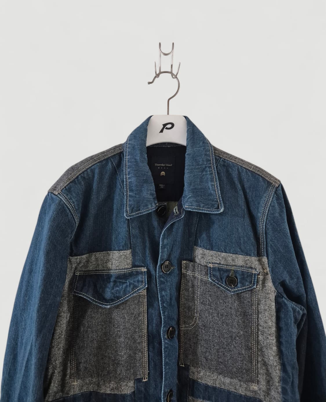 [100]써스데이아일랜드 빈티지 y2k 청자켓 Men 상품이미지1
