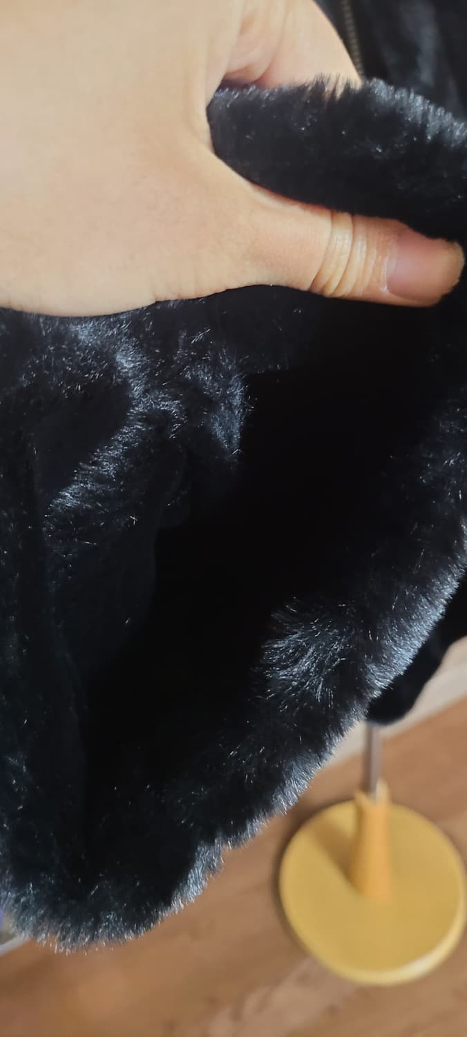 (남성4xl사이즈) 블랙 무스탕 상품이미지7