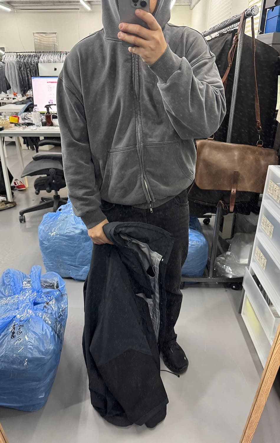 [3] 머듈 숏 니트 mudule short knit black 상품이미지5