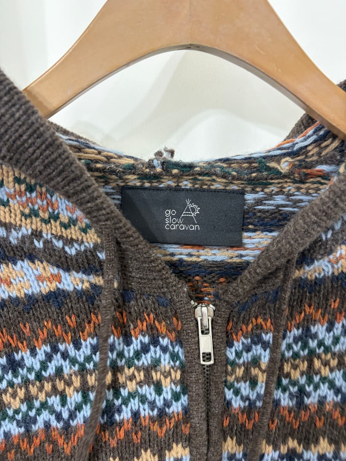 go slow caravan 2way zip up knit 상품이미지6