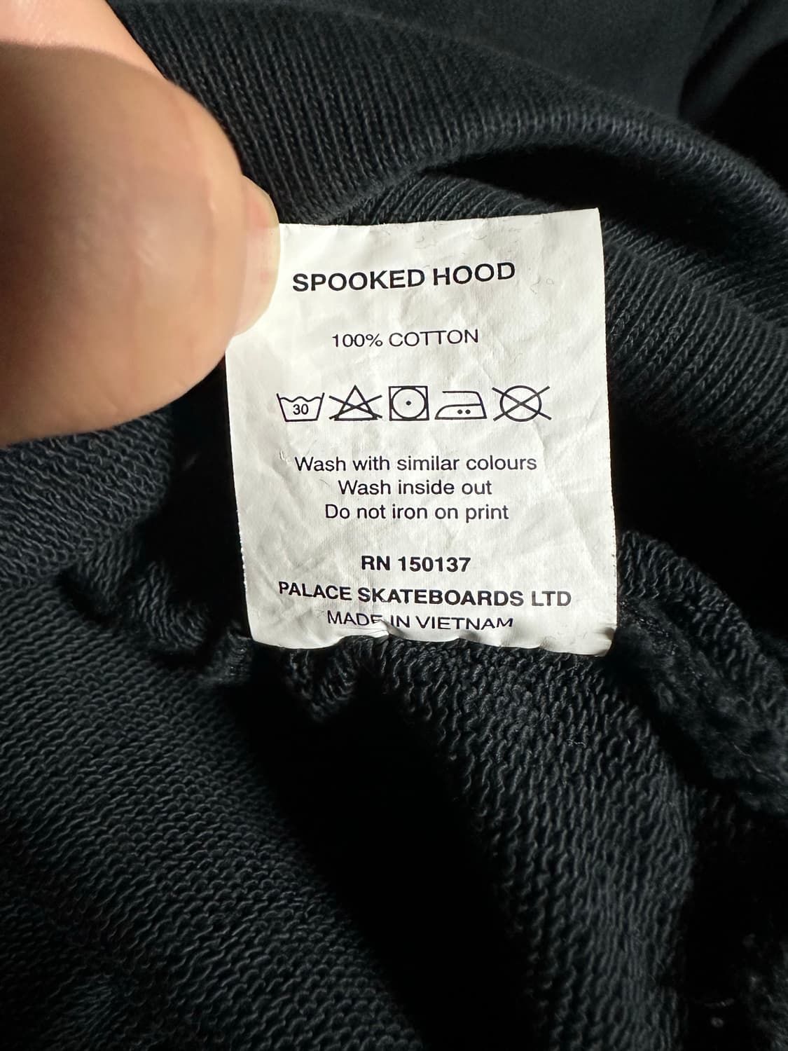 팔라스 스푹드 후드 블랙 L 상품이미지5