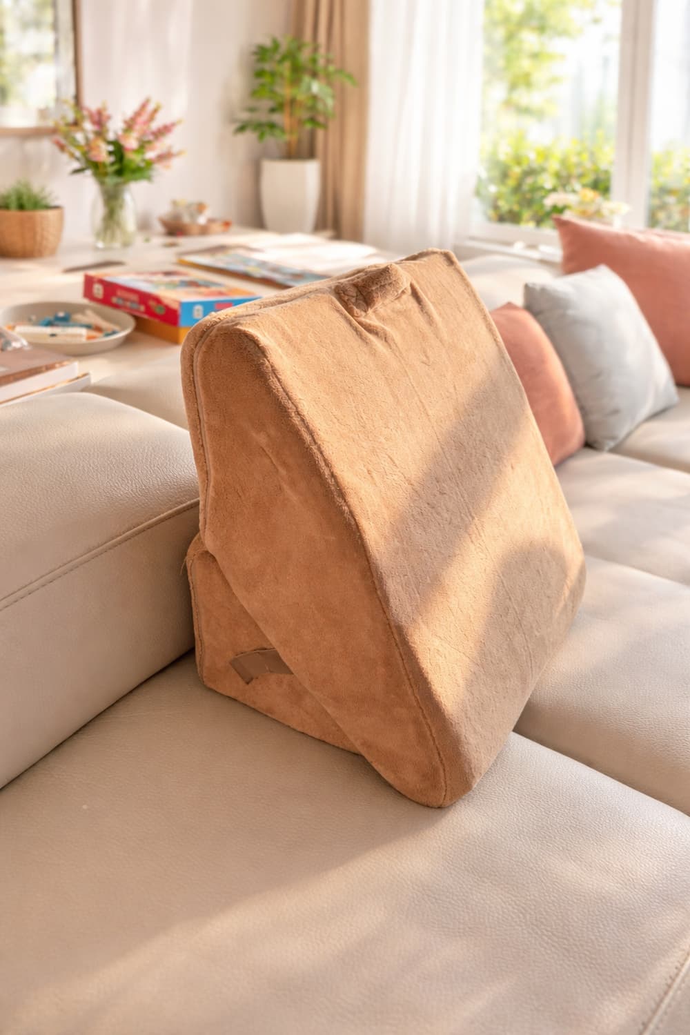 미국 브룩스톤 Brookstone 정품 4in1 베드웨지 메모리폼 쿠션 상품이미지6