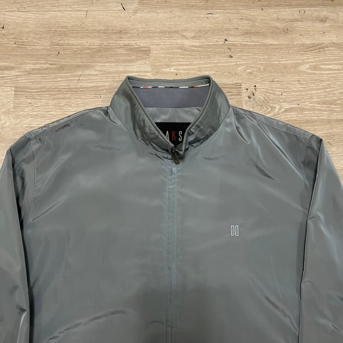 닥스 자수 로고 스탠드넥 바람막이 자켓 [그레이] 2XL/110 상품이미지2