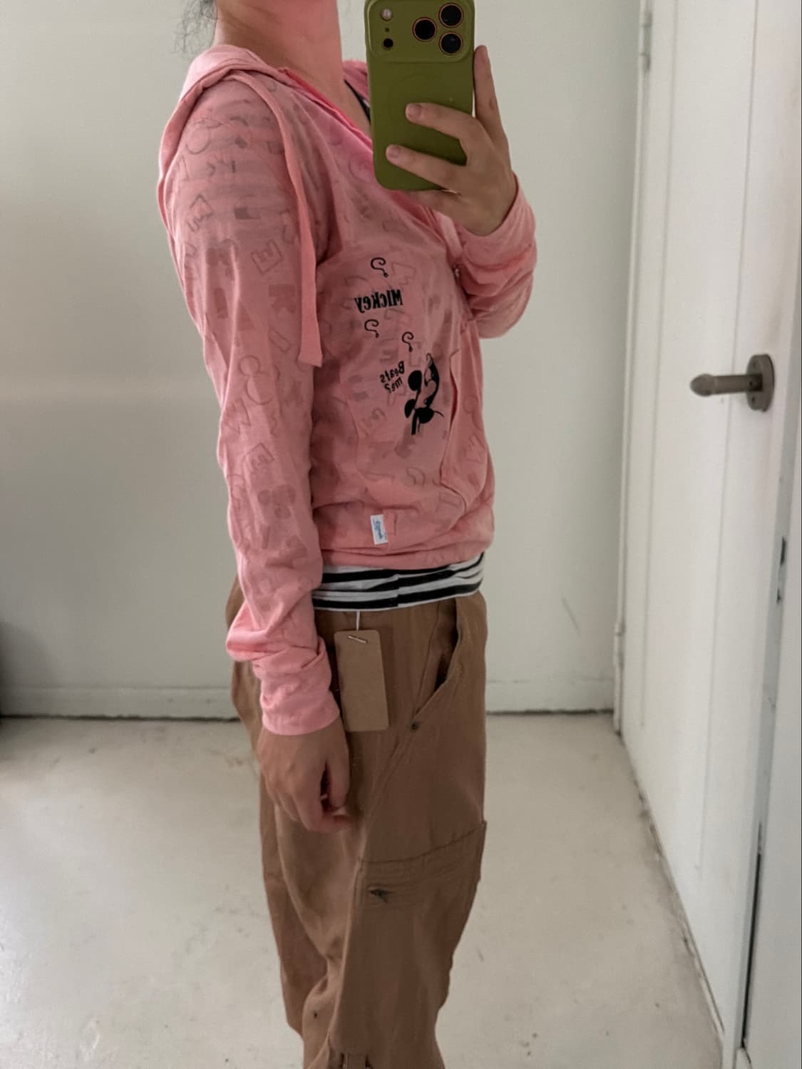 일본빈티지 키치 디즈니 미키마우스 후드집업 상품이미지2