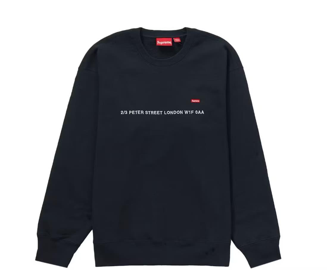 슈프림 런던샾 스몰 박스로고 스웻셔츠[L] 상품이미지1