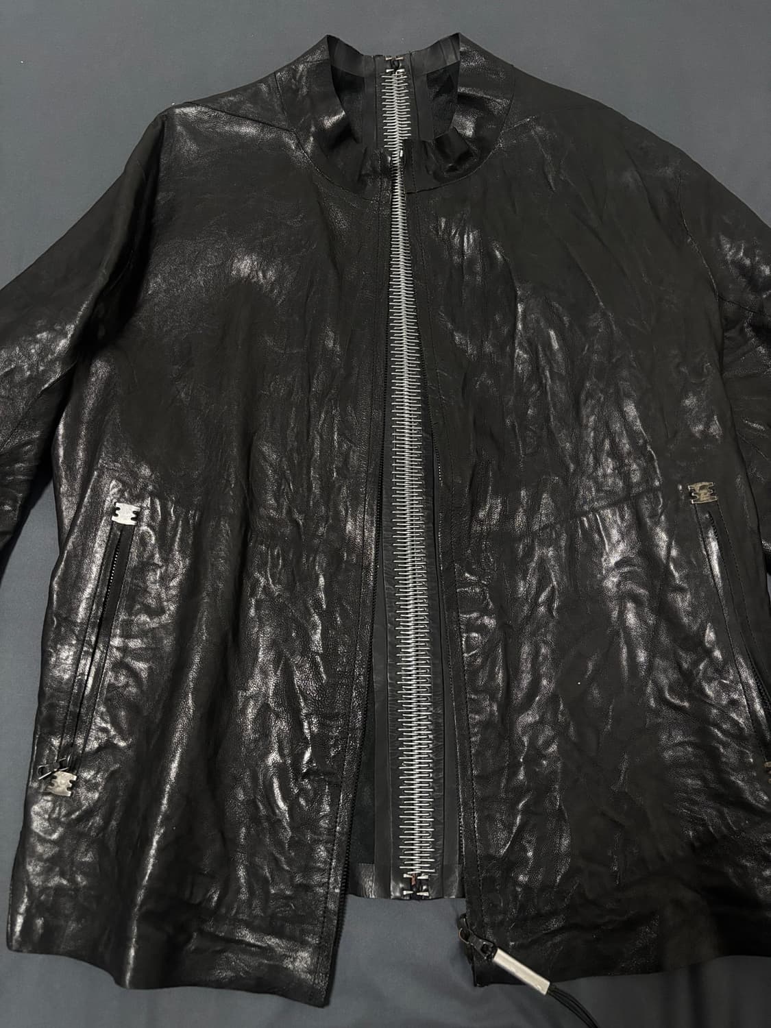 isaac sellam 양 가죽자켓 size L 상품이미지8