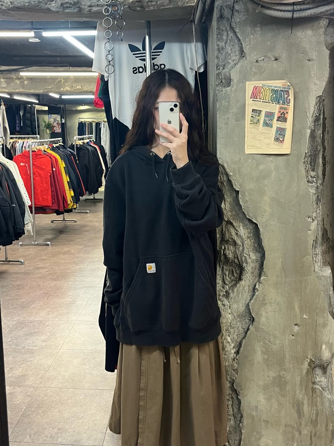 칼하트 후드티 블랙 L #csz2095  상품이미지2