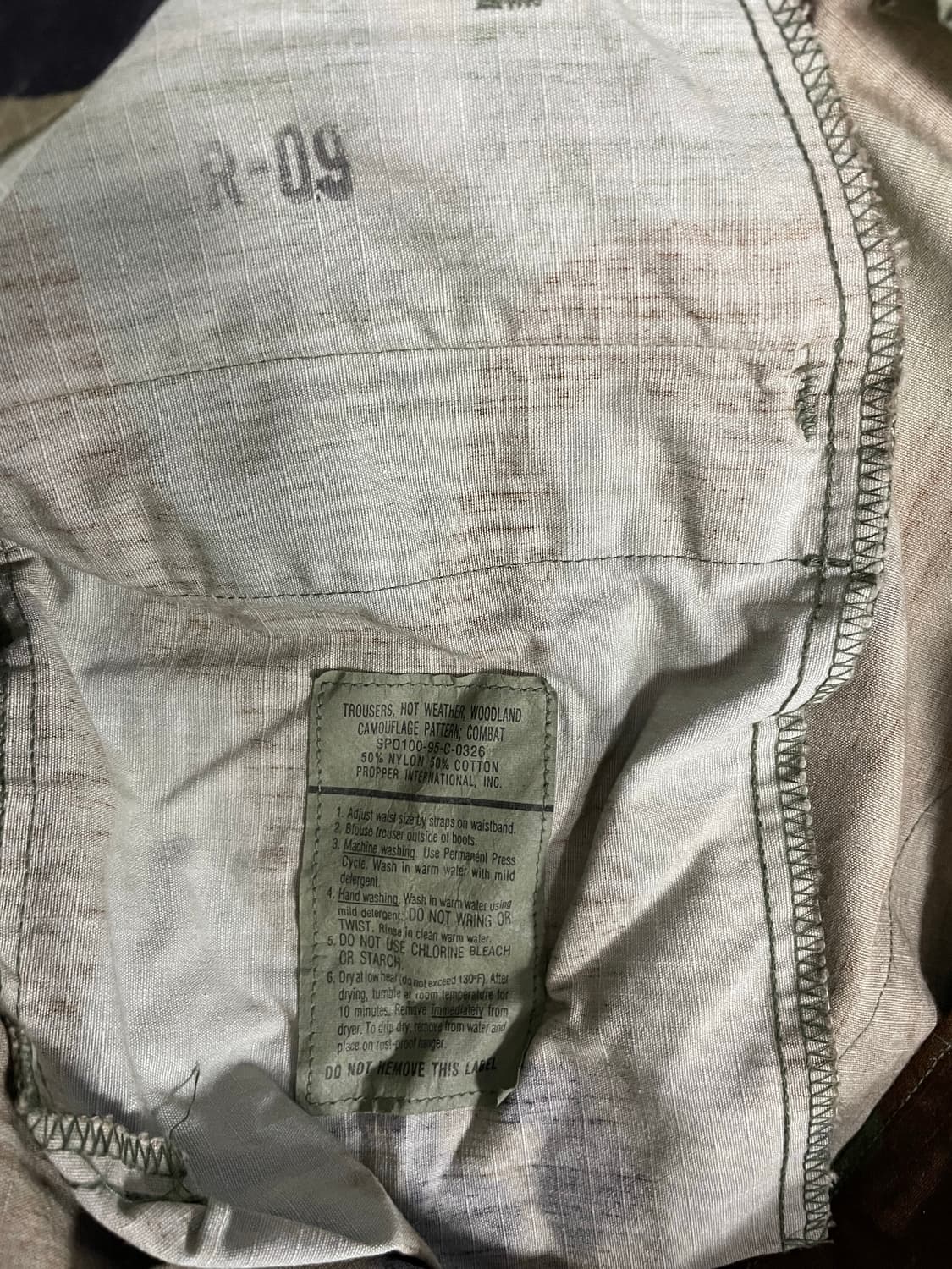 U.S ARMY WOODLAND BDU PANTS 상품이미지7