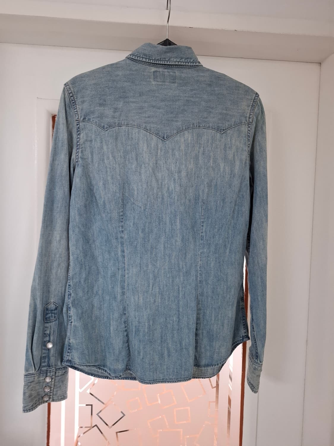 3 더블알엘 우먼스 웨스턴 데님 셔츠 상품이미지10