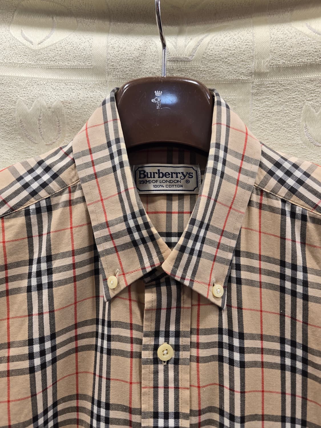 버버리 체크 남방 100% 코튼 95 상품이미지2