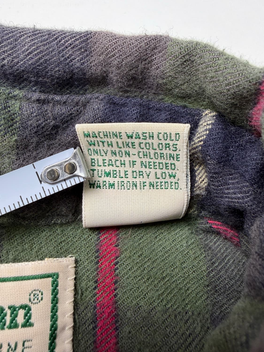 90s L.L.Bean Plaid Button Up Shirt 상품이미지4