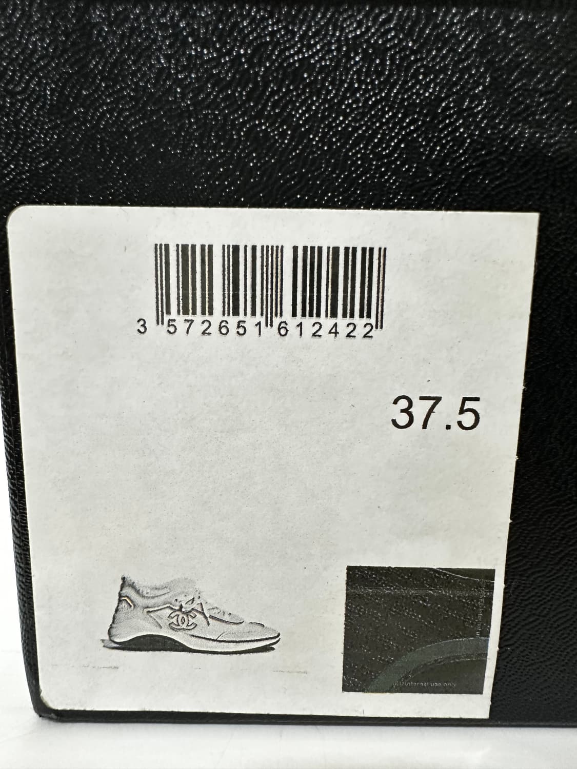 샤넬 CC 로고 패브릭 스웨이드 스니커즈 (245)  상품이미지8