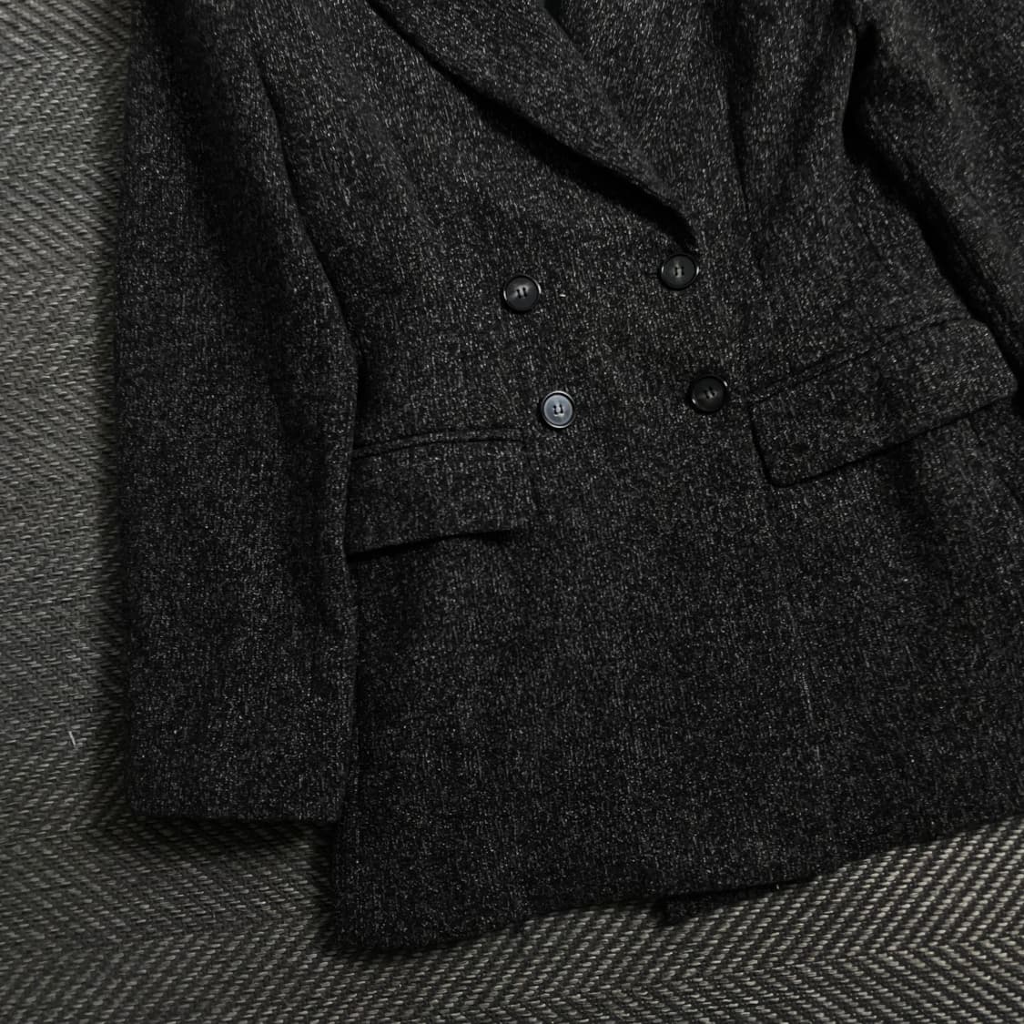 빈티지 우먼스 울 더플 하프 코트o 4188 상품이미지3