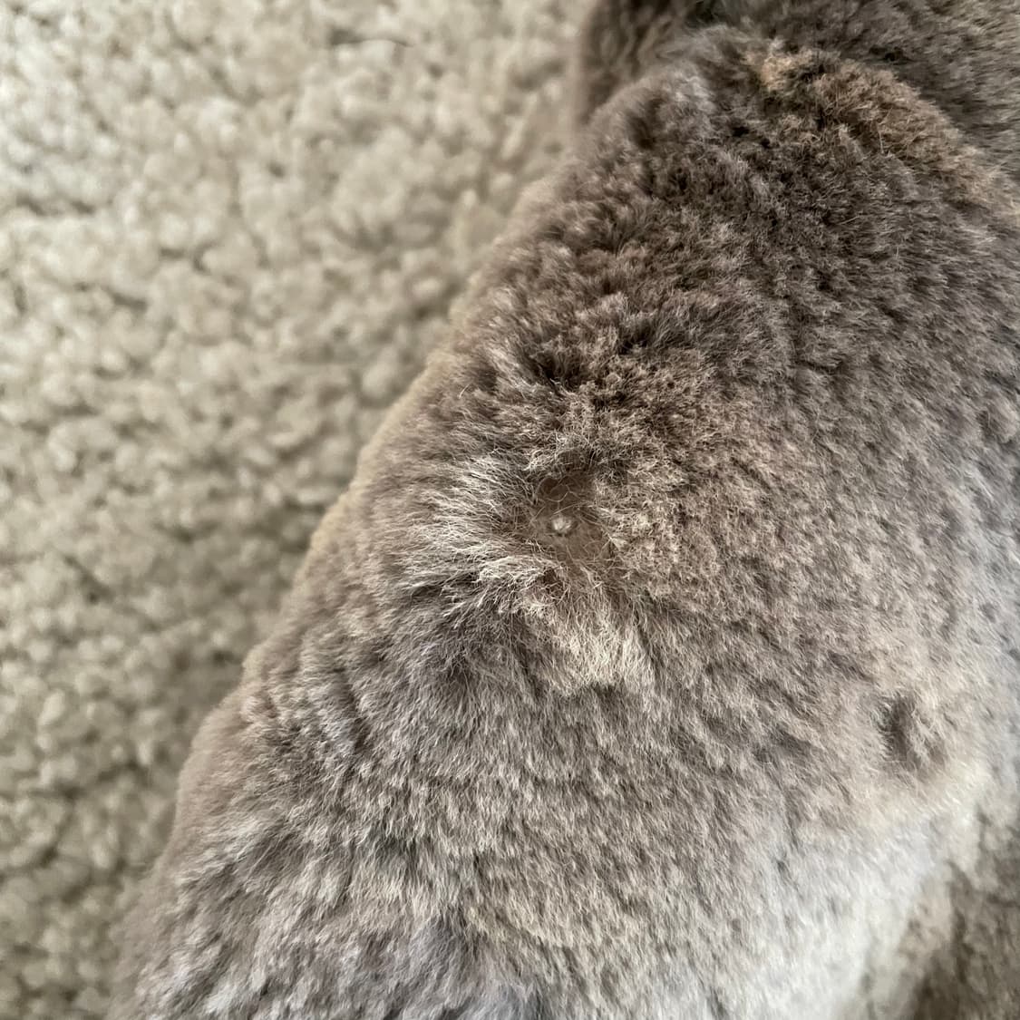 vintage muskrat string half fur jakcet 상품이미지6