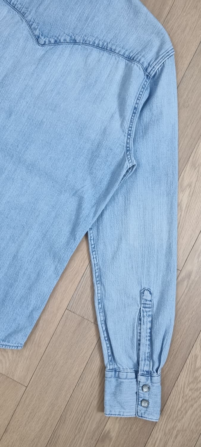 리바이스 바스토우 연청 데님 셔츠 S _ 공용, 여성추천 상품이미지8