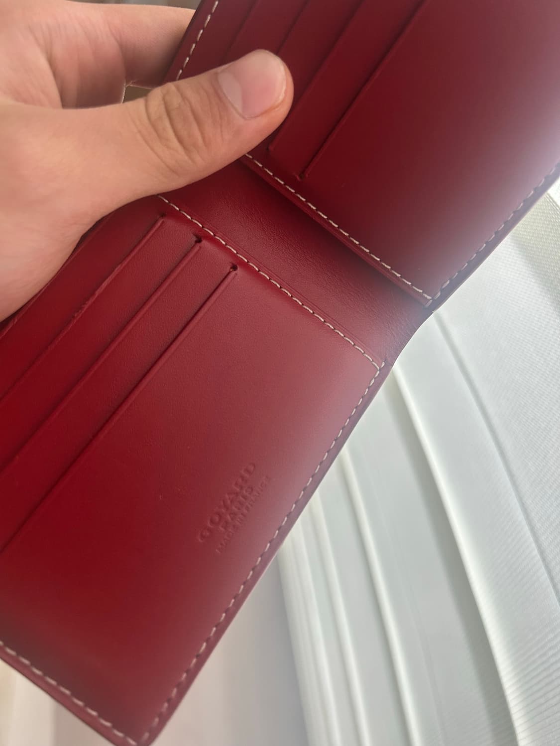 고야드 빅투아르 반지갑 레드 상품이미지5