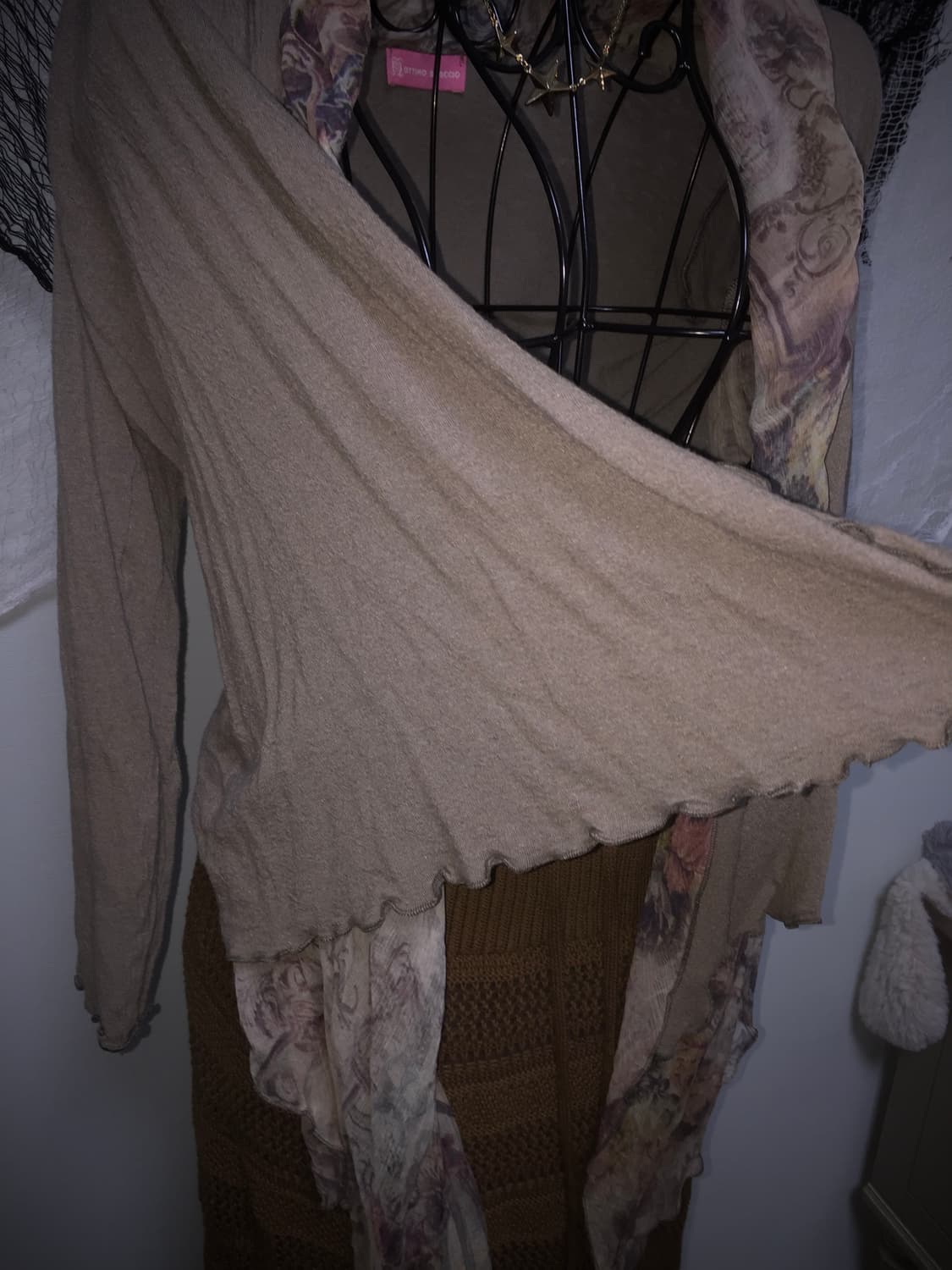 OTTIMO BRACCIO drapped flower knit boler 상품이미지6