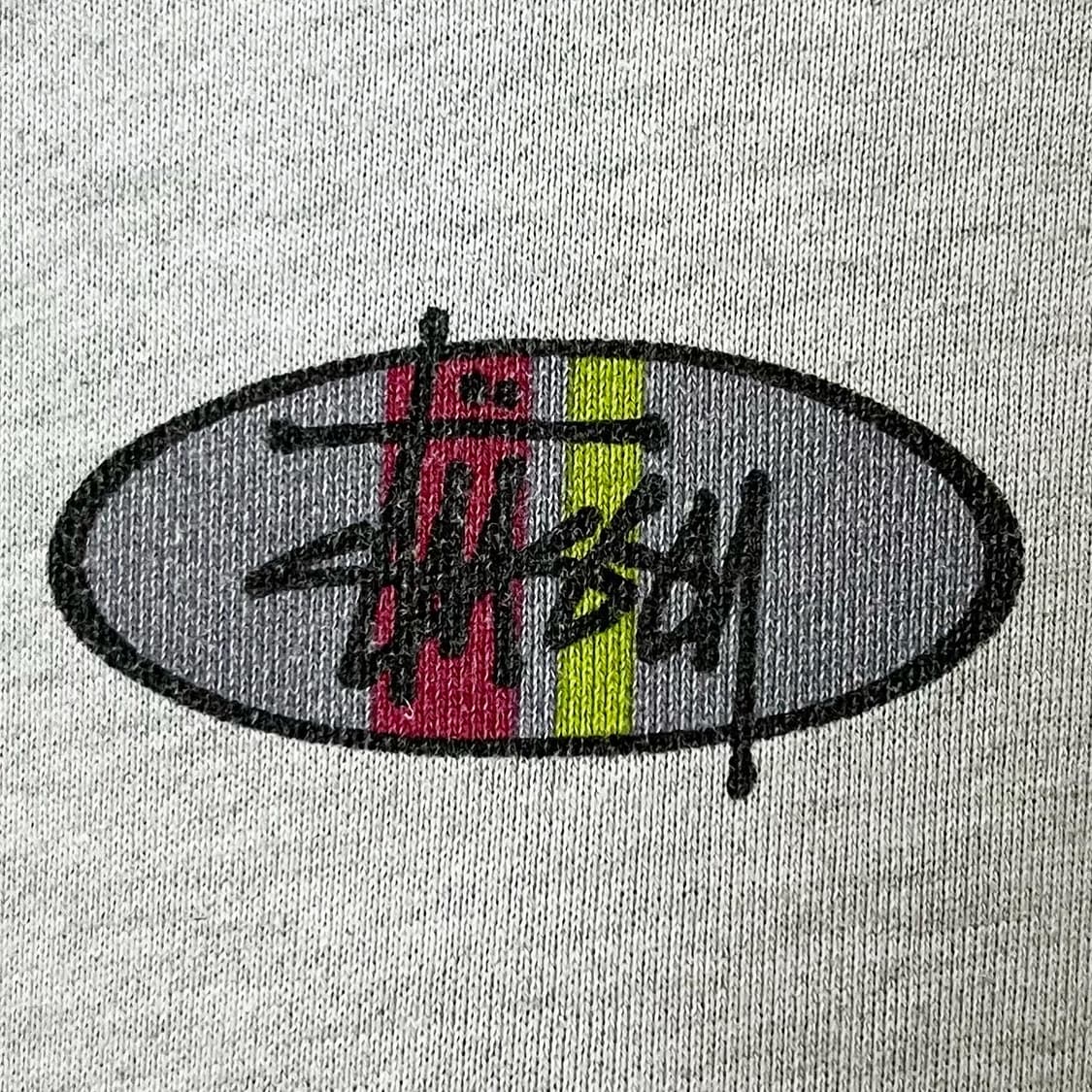 스투시 그레이 백빅로고 라운드 맨투맨 상품이미지4