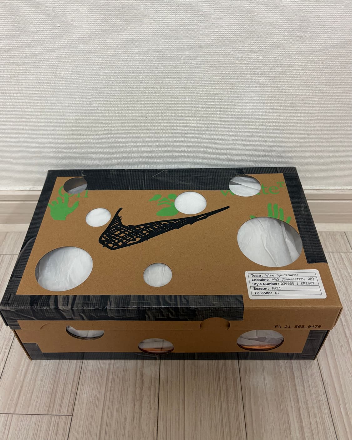 [265] 나이키 x 오프화이트 덩크 로우 더 50 - 로트 46 상품이미지8