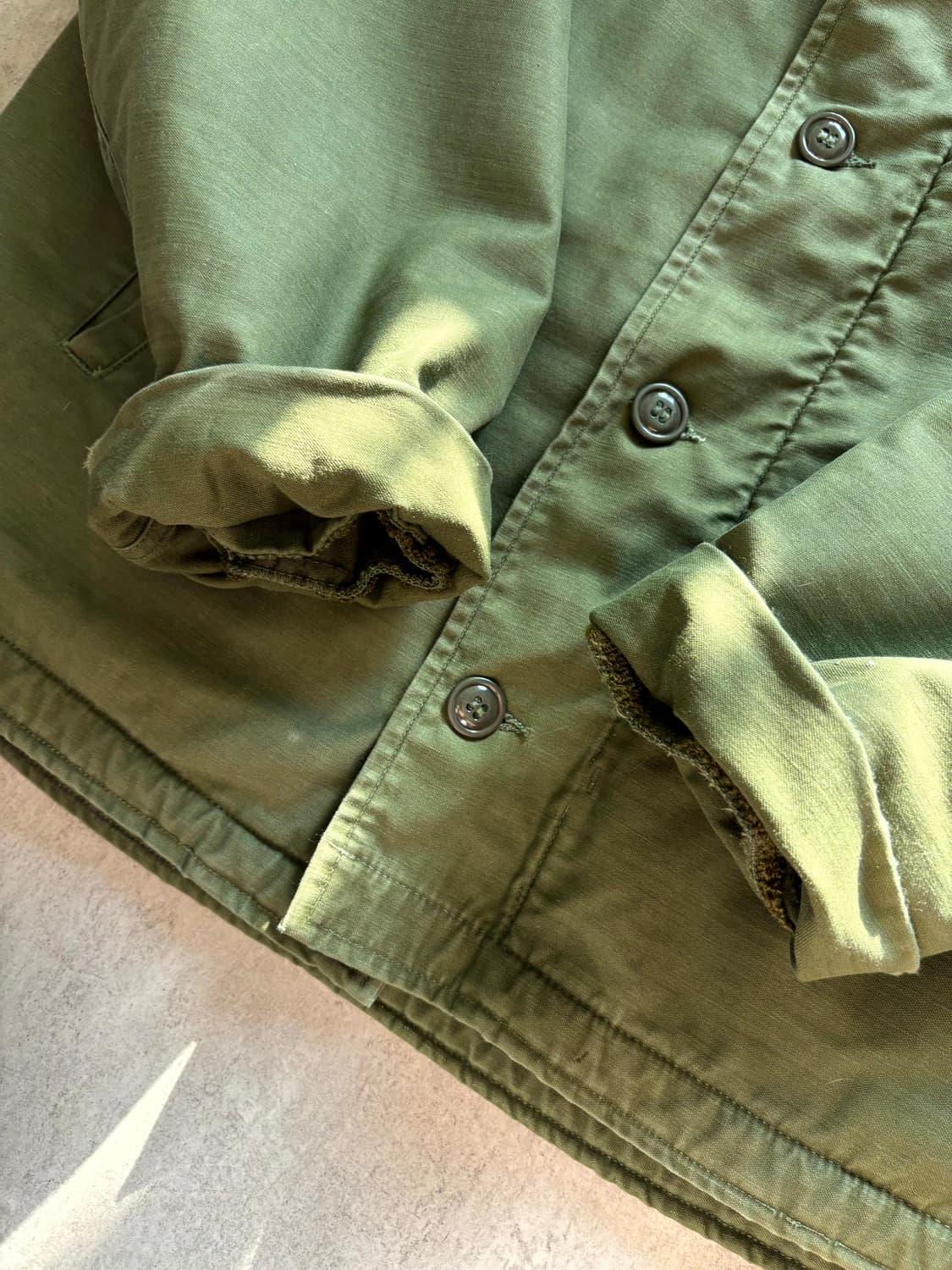 60's 미 해군 A-2 덱 자켓 L(105) 상품이미지5