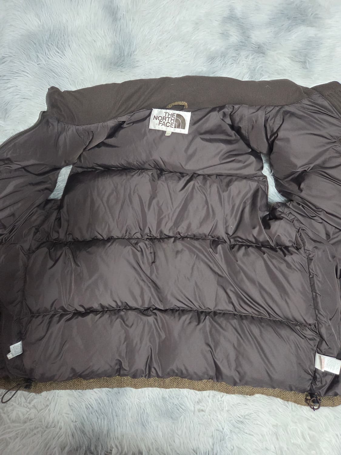 노스페이스 헤링본 구스 패딩 조끼 xl 상품이미지3