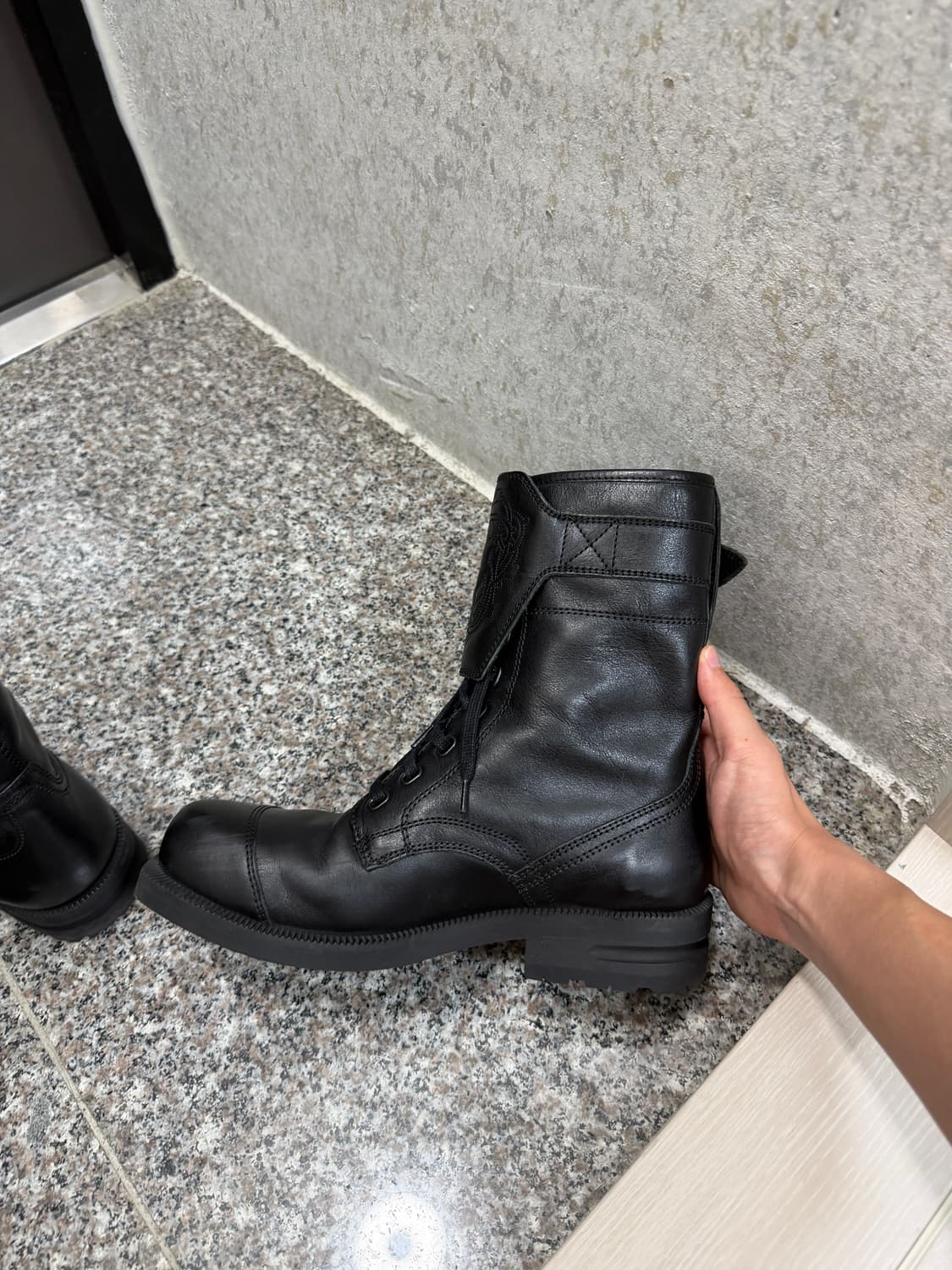 [42] 키코 코스타디노브 피츠 밀리터리 부츠 블랙 상품이미지8