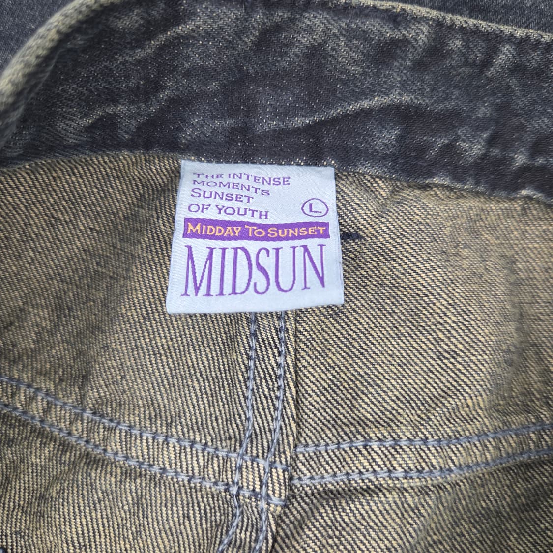 미드선 워싱 데님 팬츠 상품이미지9