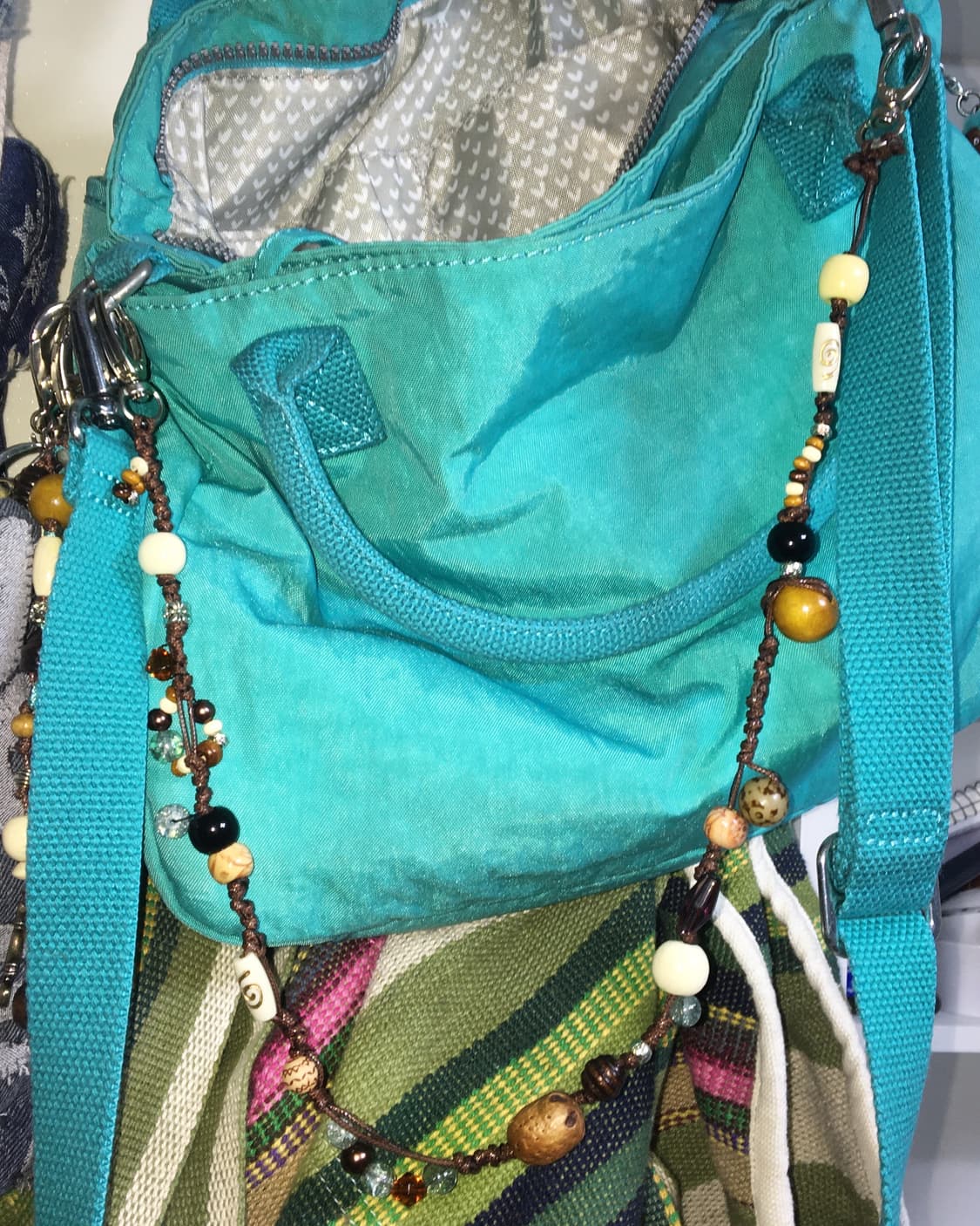 핸드메이드 비즈가방체인 상품이미지3